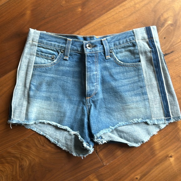 rag & bone Marilyn Denim Shorts Reverse Selvedge 26 - Picture 2 of 5